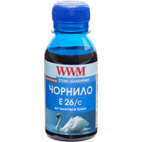 Чорнило WWM Epson XP-600/XP-605/XP-700 100г Cyan (E26/C-2) Diawest