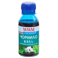 Чорнило WWM Brother DCP-T300/T500W/T700W 100г Cyan Water-soluble (B51/C-2) Diawest