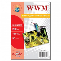 Бумага WWM 10x15 (G200.F50) Diawest
