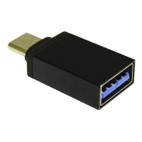 Переходник Lapara USB Type-C male to USB 3.0 Female (LA-MaleTypeC-FemaleUSB3.0 black) Diawest