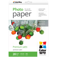 Бумага ColorWay LT Premium Satin Photo Paper, 20sh, OEM (PS260020LT_OEM) Diawest