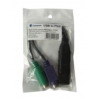 Переходник Dynamode USB 1.1 A Male - 2*PS/2 (USB to PS/2) Diawest
