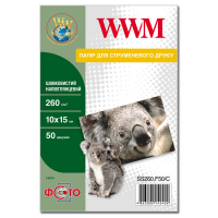 Бумага WWM 10x15 (SS260.F50/C) Diawest