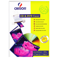 Бумага Canson для CD/ DVD, конверт, 230г, A4, 6ст (872853) Diawest