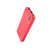Батарея універсальна Tracer 10000 mAh, USB Type-C/Micro USB, 2*USB 5V/2.1A, red (TRABAT46959) Diawest