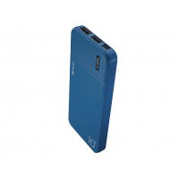 Батарея універсальна Tracer 10000 mAh, USB Type-C/Micro USB, 2*USB 5V/2.1A, blue (TRABAT46957) Diawest