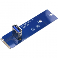 Райзер Dynamode NGFF M.2 Male to USB 3.0 Female для PCI-E 1X (RX-riser-M.2-USB3.0-PCI-E) Diawest