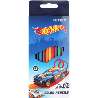 Олівці кольорові Kite Hot Wheels 12 шт (HW21-051) Diawest