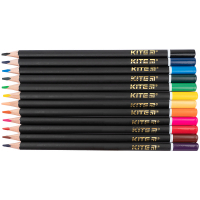 Олівці кольорові Kite Тварини тригранні 12 шт (K21-058) Diawest