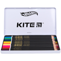 Олівці кольорові Kite Hot Wheels тригранні 12 шт (HW21-058) Diawest