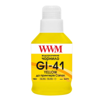 Чорнило WWM Canon GI-41 для Pixma G2420/3420 190г Yellow (KeyLock) (G41Y) Diawest