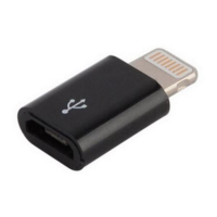 Перехідник Lightning to Micro USB Lapara (LA-Lightning-MicroUSB-adaptor black) Diawest
