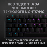 Клавиатура Logitech G512 Carbon Lightsync RGB Mechanical USB Black (920-009351) Diawest