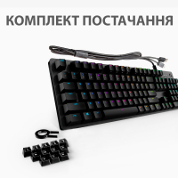 Клавиатура Logitech G512 Carbon Lightsync RGB Mechanical USB Black (920-009351) Diawest