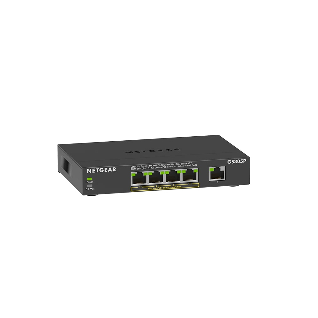 Комутатор мережевий Netgear GS305P-200PES Diawest