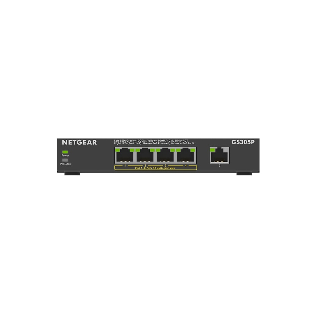 Комутатор мережевий Netgear GS305P-200PES Diawest