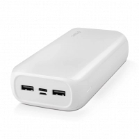 Батарея універсальна Ttec ReCharger Ultra 30000mAh, USB Type-C, USB-A, 2.1A, White (2BB190B) Diawest