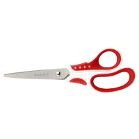 Ножиці Axent Shell, 18 см, біло-червоні (6304-06-A) Diawest
