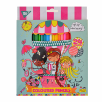 Олівці кольорові Yes Rachel Balloon 24 кол. (290547) Diawest