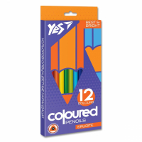 Олівці кольорові Yes Erudite 12 кол. (290642) Diawest