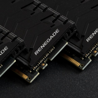 Модуль памяти для компьютера DDR4 16GB (2x8GB) 3200 MHz Renegade Black Kingston (KF432C16RBK2/16) Diawest