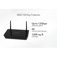 Точка доступу Wi-Fi Netgear WAC104-100PES Diawest