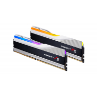 Модуль пам'яті для комп'ютера DDR5 32GB (2x16GB) 6000 MHz Trident Z5 RGB Silver G.Skill (F5-6000J4040F16GX2-TZ5RS) Diawest