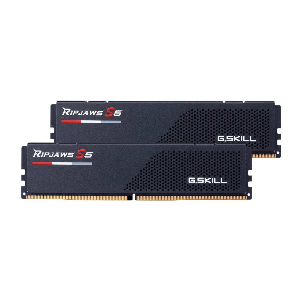 Модуль пам'яті для комп'ютера DDR5 32GB (2x16GB) 5600 MHz Ripjaws S5 Black G.Skill (F5-5600J4040C16GX2-RS5K) Diawest