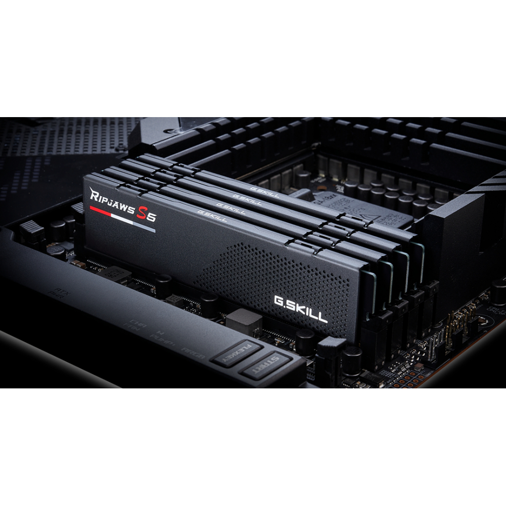 Модуль пам'яті для комп'ютера DDR5 32GB (2x16GB) 5600 MHz Ripjaws S5 Black G.Skill (F5-5600J4040C16GX2-RS5K) Diawest