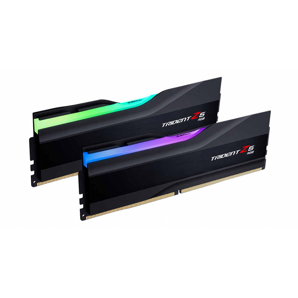 Модуль памяти для компьютера DDR5 32GB (2x16GB) 5600 MHz Trident Z5 RGB Black G.Skill (F5-5600J3636C16GX2-TZ5RK) Diawest