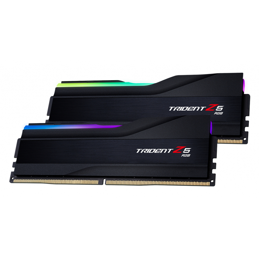 Модуль памяти для компьютера DDR5 32GB (2x16GB) 5600 MHz Trident Z5 RGB Black G.Skill (F5-5600J3636C16GX2-TZ5RK) Diawest