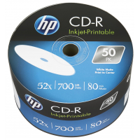 Диск CD HP CD-R 700MB 52X IJ PRINT 50шт (69301/CRE00070WIP-3) Diawest