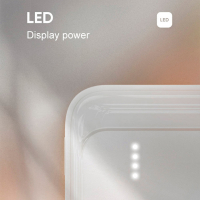 Батарея універсальна ColorWay 10 000 mAh Slim, White (CW-PB100LPF2WT) Diawest