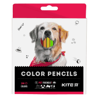 Карандаши цветные Kite Dogs 24 шт (K22-055-1) Diawest