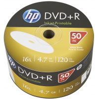 Диск DVD HP DVD-R 4.7GB 16X IJ PRINT 50шт (69302/DME00070WIP-3) Diawest