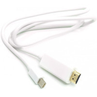 Кабель мультимедийный miniDisplayPort (M) to HDMI (M) 1.0m PowerPlant (CA912131) Diawest