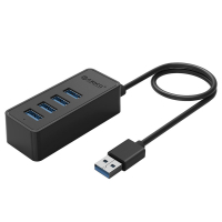 Концентратор Orico USB 3.0 4 port (W5P-U3-030-BK-BP) (CA912735) Diawest