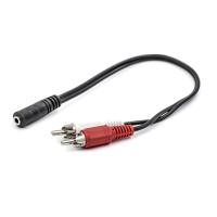 Переходник 3.5 mm female to 2хRCA male PowerPlant (CA910847) Diawest