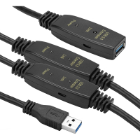 Адаптер USB 3.0 AM - AF, 20 m, active PowerPlant (CA912865) Diawest