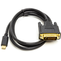 Перехідник USB Type-C 3.1 to DVI (24+1) (M) 1.0m PowerPlant (CA912124) Diawest