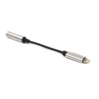 Переходник Lightning to Jack 3.5 mm, 0.1 m PowerPlant (CA910366) Diawest