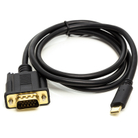 Переходник USB Type-C 3.1 (M) to VGA (M) 1.0m PowerPlant (CA912117) Diawest