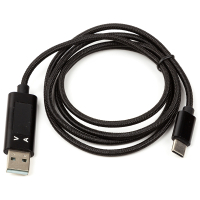 Дата кабель USB 2.0 AM to Type-C 1.0m display PowerPlant (CA913176) Diawest