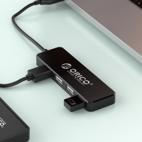 Концентратор Orico USB 2.0 4 port (FL01-BK-BP) (CA913237) Diawest