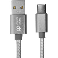 Дата кабель USB 2.0 AM to Type-C 1.0m PowerPlant (CA912346) Diawest
