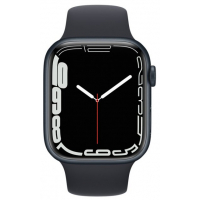 Смарт-часы Apple Watch Series 7 GPS 45mm Midnight Aluminium Case with Black S (MKN53RB/A) Diawest