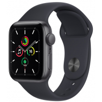 Смарт-годинник Apple Watch SE GPS, 44mm Space Grey Aluminium Case with Midnight S (MKQ63RB/A) Diawest