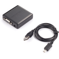 Перехідник HDMI to VGA + R/L (HDCVGA02-M) PowerPlant (CA911493) Diawest