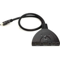 Перехідник HDMI to HDMI 3x1 PowerPlant (CA912070) Diawest