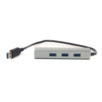 Перехідник USB 3.0 3 port + Gigabit Ethernet PowerPlant (CA910564) Diawest